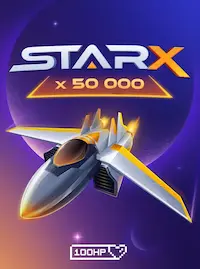 StarX — space-themed crash game at BDTK1 Bangladesh
