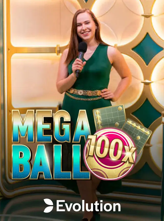 Mega Ball — 100x lottery game show at BDTK1 casino
